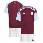 Günstige Fußballtrikots Aston Villa Kinder Heimtrikot 2024-25 Kurzarm